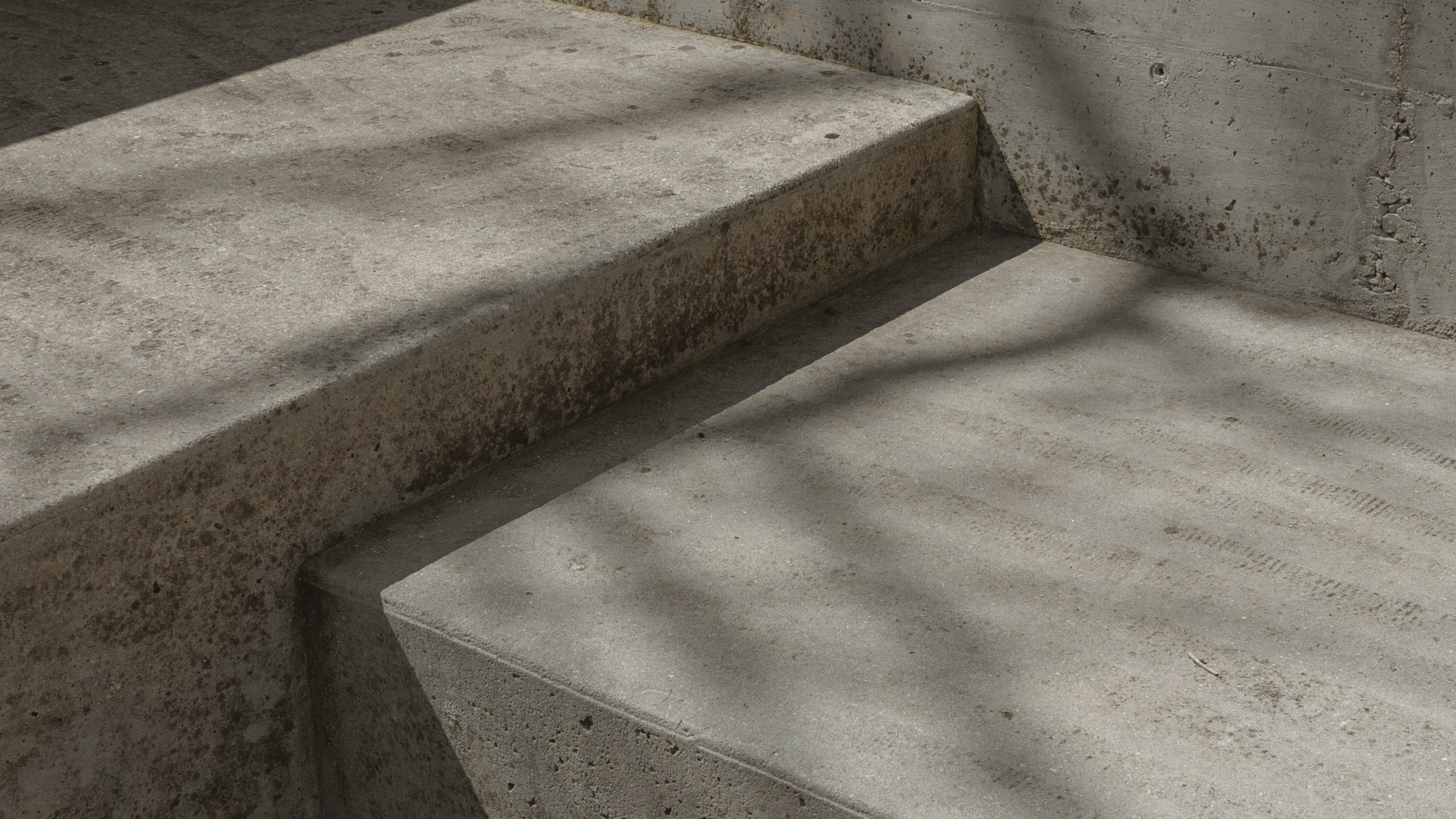 Betonkosmetik Treppe Nahaufnahme